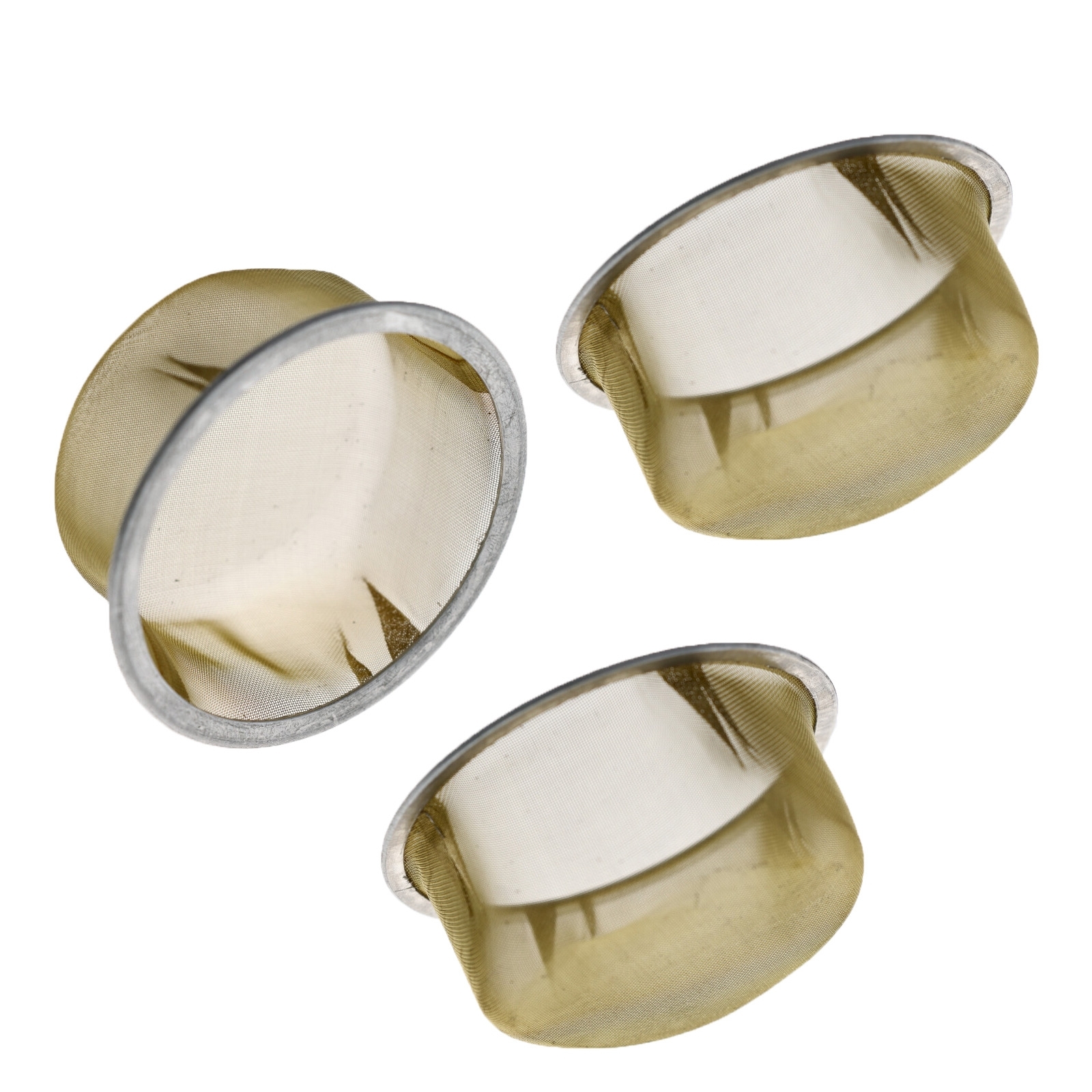 3x Tankdeckel plus Sieb 60mm für Simson AWO IFA MZ ETZ TS ES BK350 RT Jawa IWL