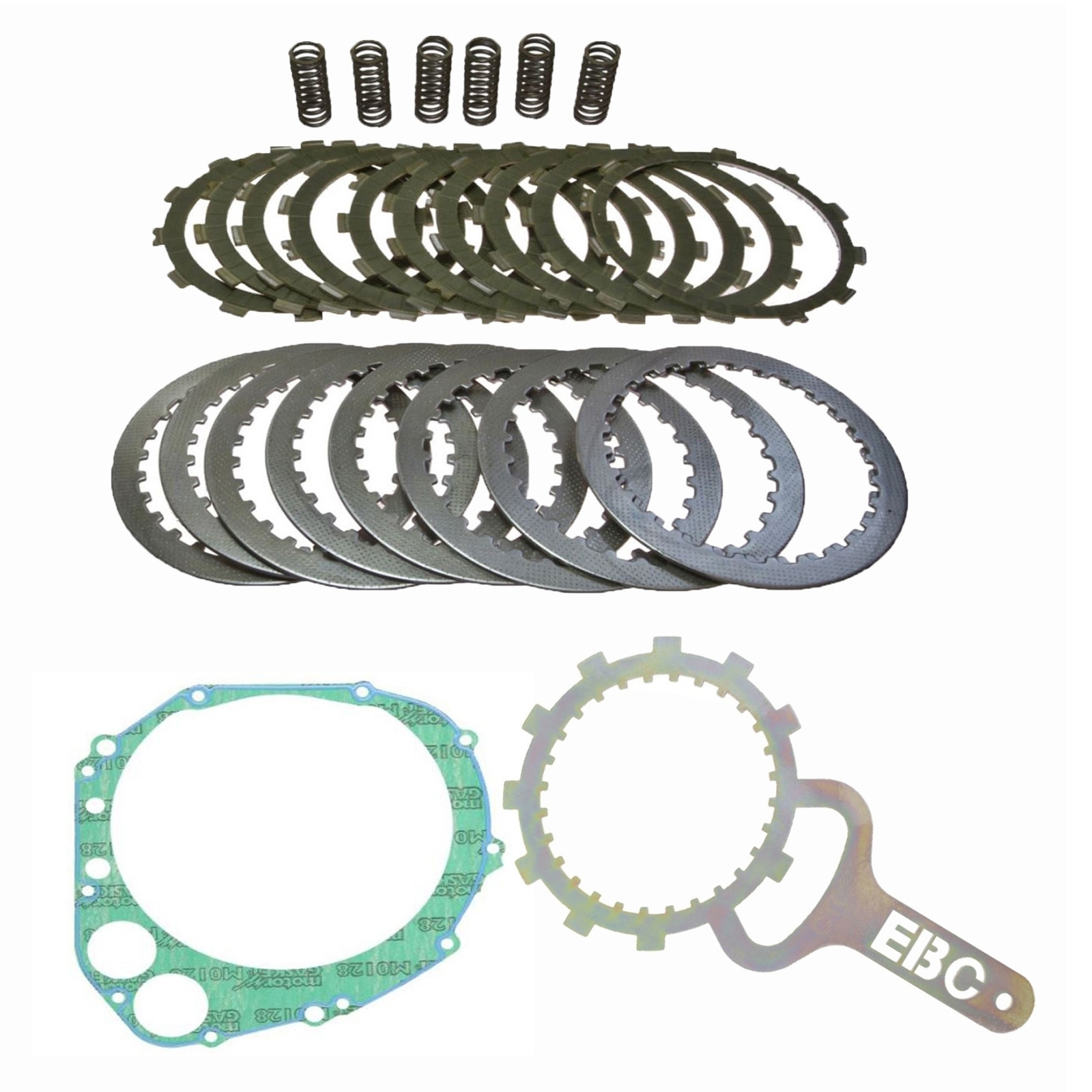 Kupplung für Suzuki GSX-R 1000 2005–2008 EBC Reparatursatz + Dichtung + Kupplungskorbhalter