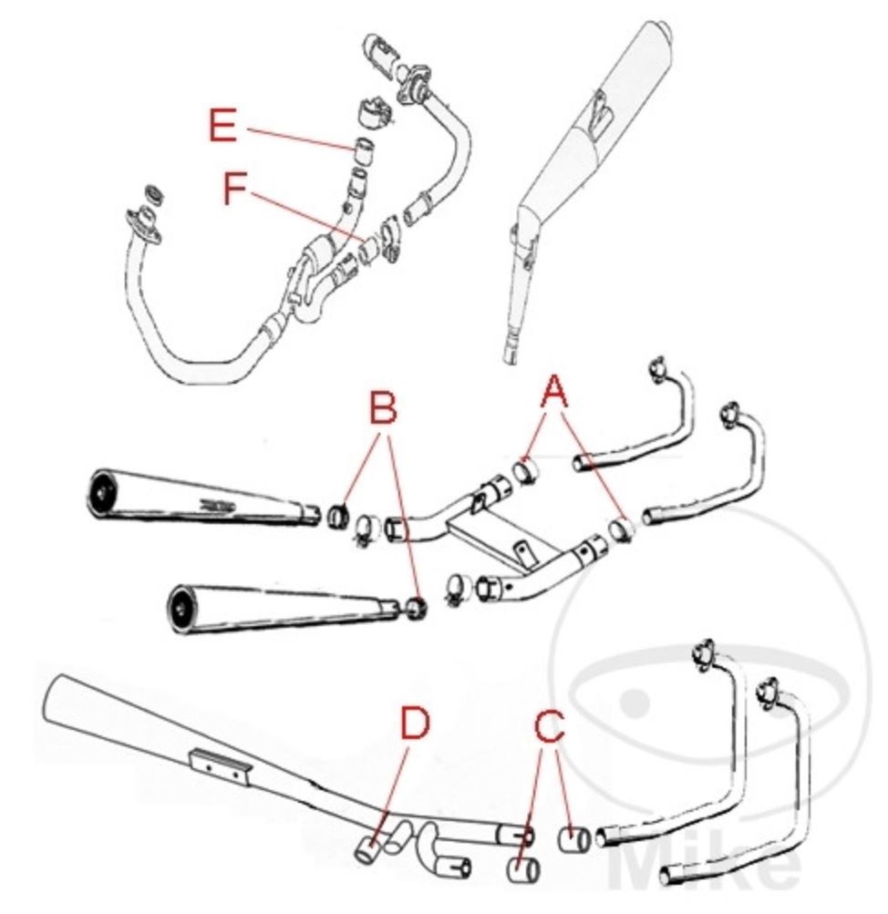 Auspuff Verbindungsdichtung S410510012052