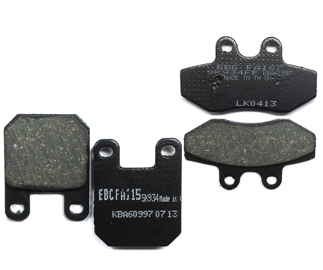 für Cagiva Mito Derbi GPR Senda Rieju Husqvarna Bremsbelag Set vorne+ hinten EBC