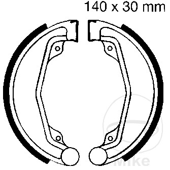 EBC Bremsbacken brake shoe H309
