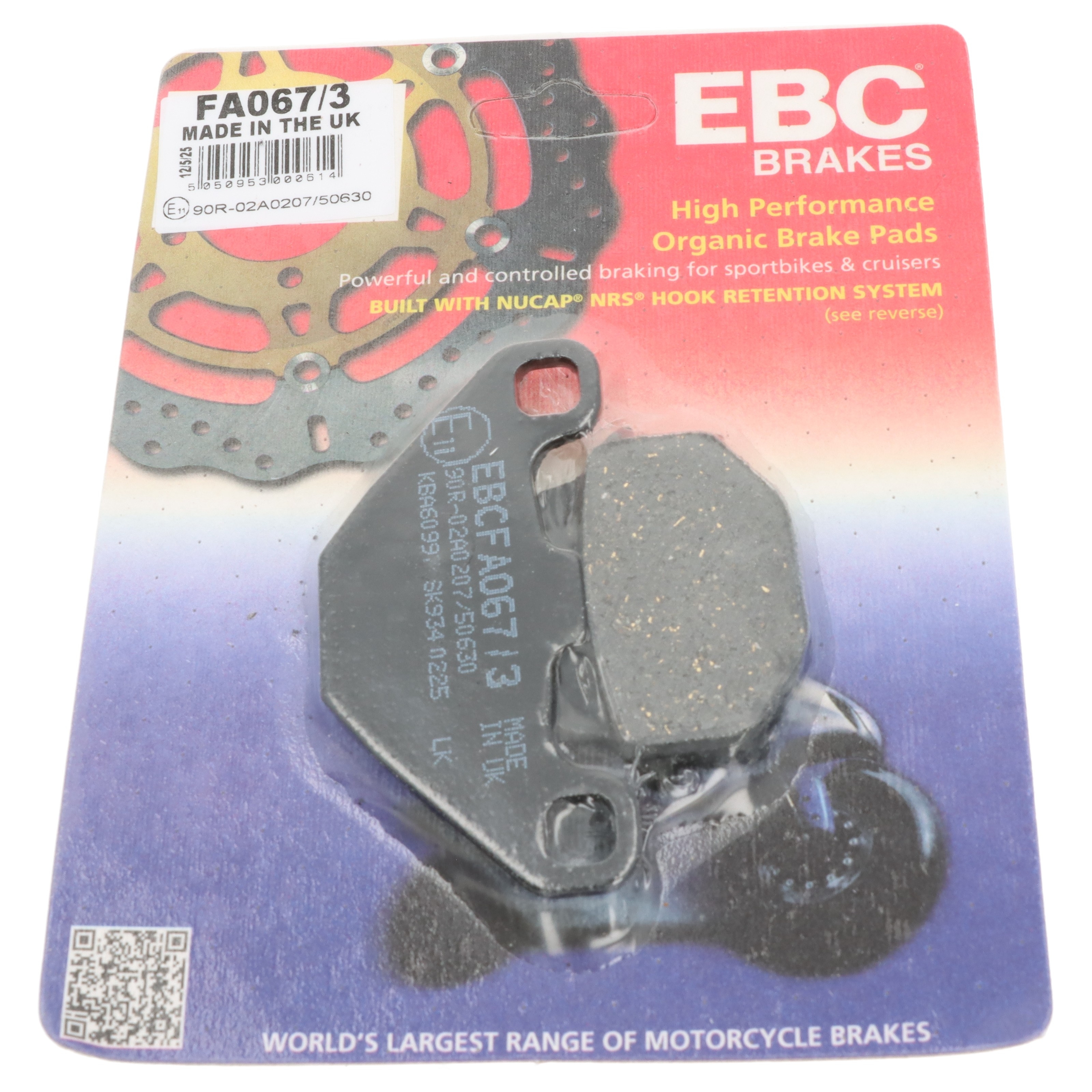 EBC Blackstuff Bremsbeläge FA67/3 Kawasaki KLE GPZ 500 KLR 650 ZZR 250 SYM