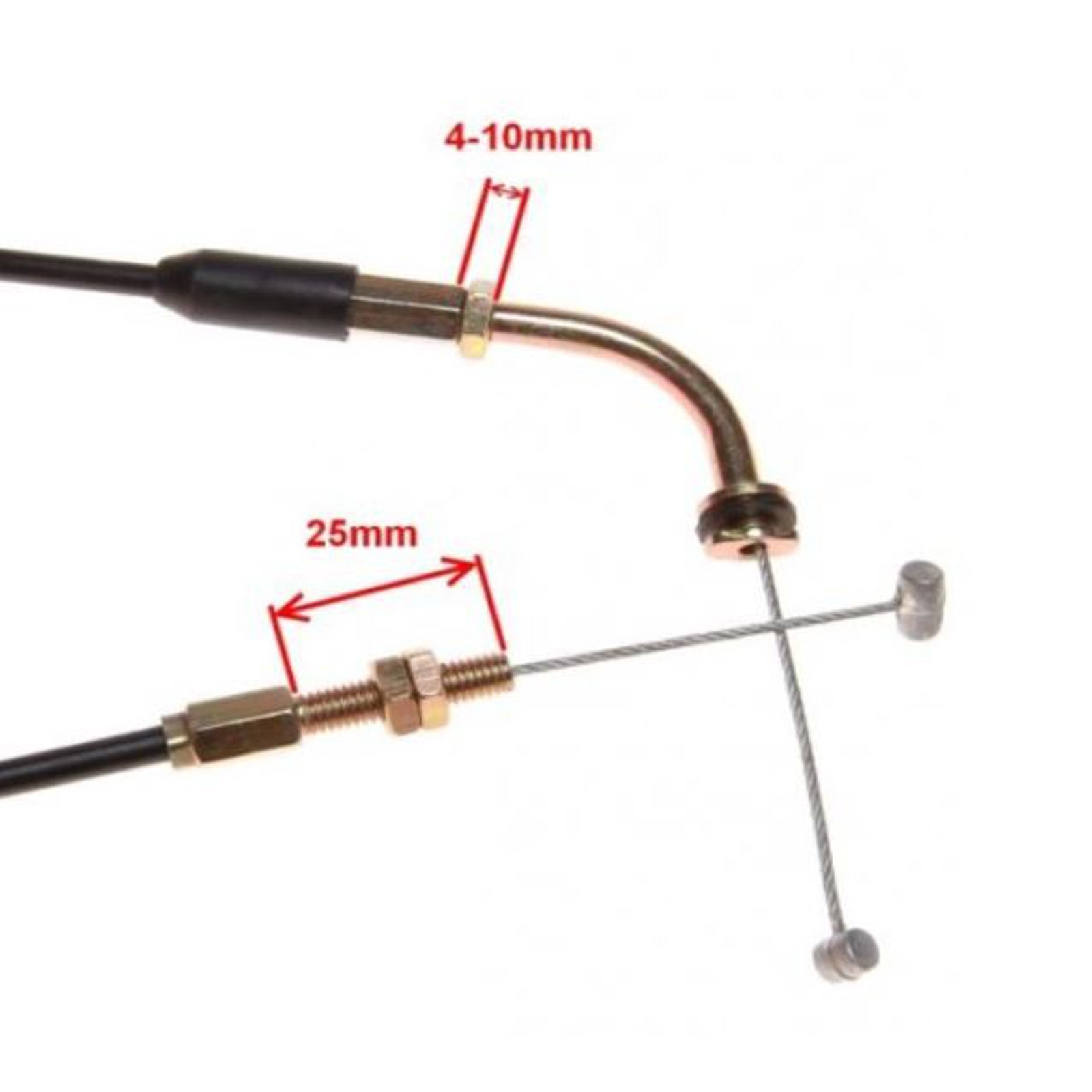 Gasbowdenzug Seilzug Gaszug für Suzuki GN125 GN 125 NF41A 4T