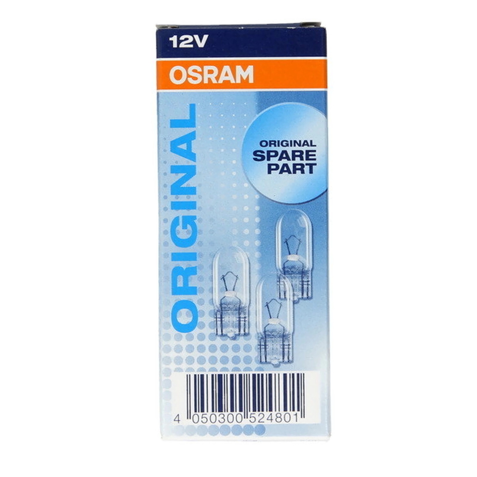 10x OSRAM 2825 W5W Glühlampe 12V 5W Standlicht Kennzeichenlicht Glassockel Birne