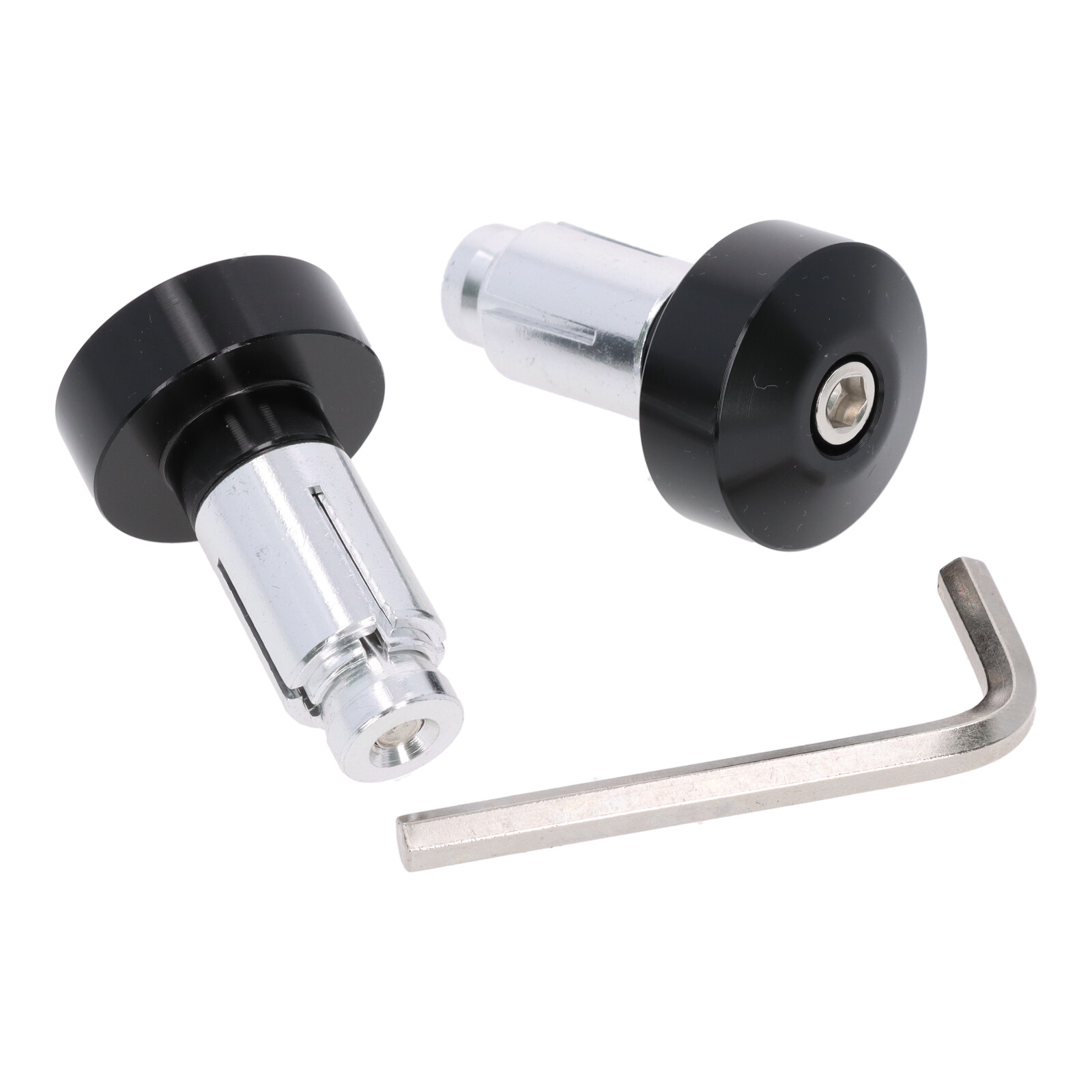 Lenkerenden Lenkergewichte schwarz 2x47g für Lenker 13-19 mm Motorrad Quad ATV