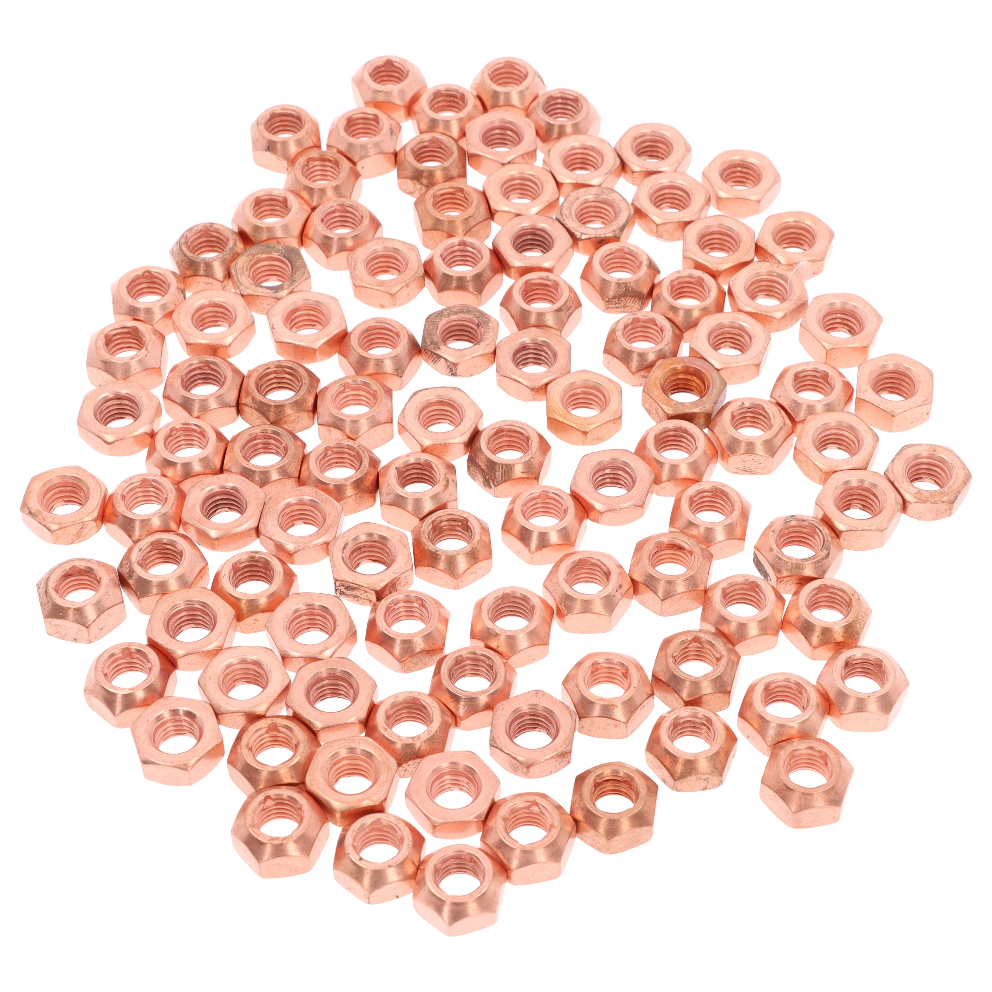 100x BOSAL BOS258-028 Auspuff Kupfermutter Kupfermuttern für Audi BMW VW M8 SW12 M8x1.25