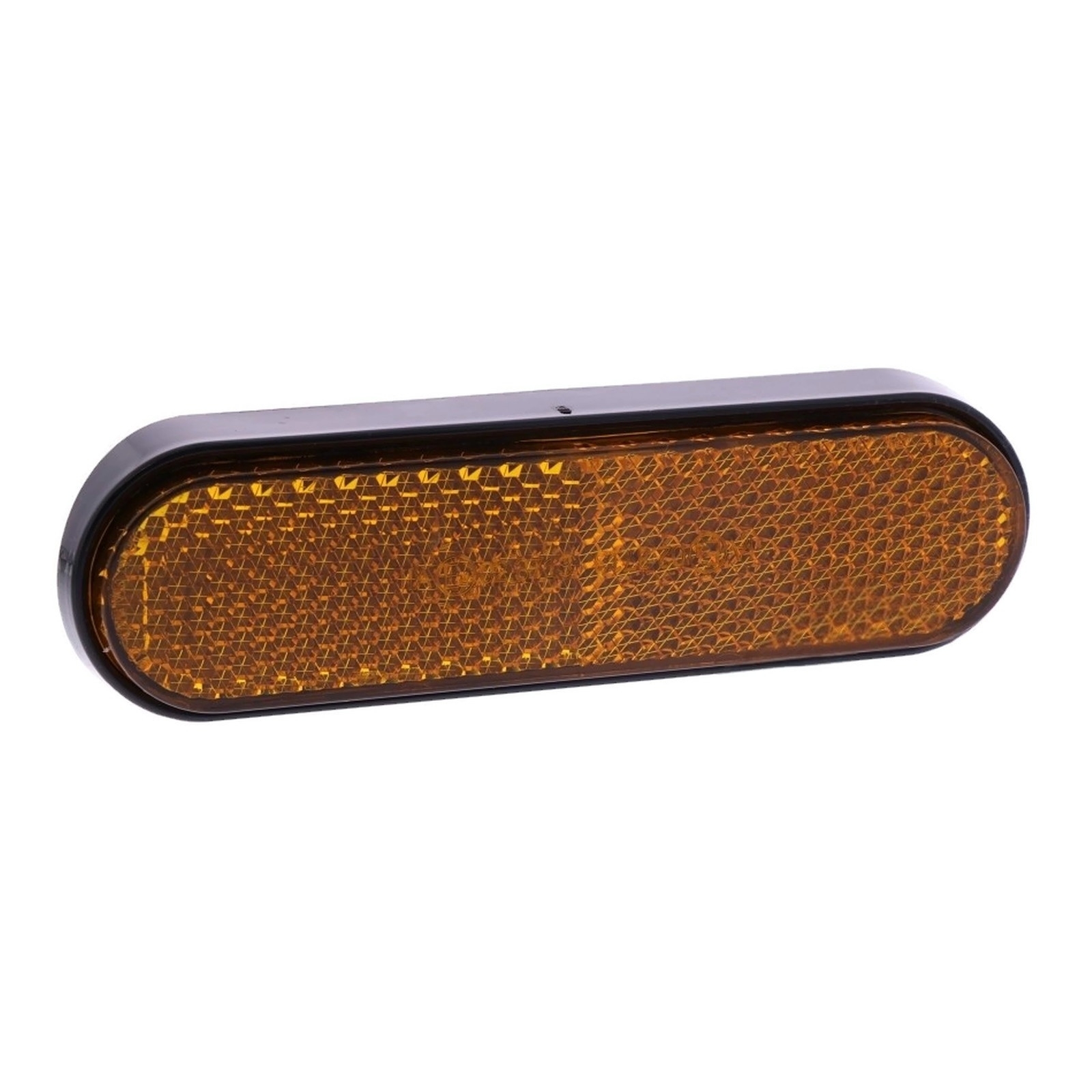 Reflektor Katzenauge Seite gelb orange selbstklebend E-geprüft 99x27 mm