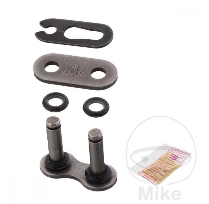 DID 420V O-Ringkette 50-125ccm, 420 Teilung 136 Glieder offen +Clipschloss
