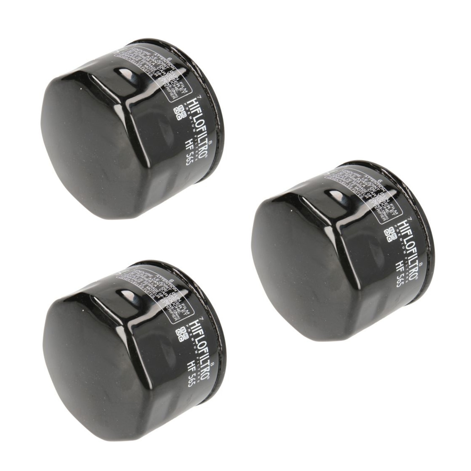 3x Hiflo HF565 Ölfilter für Aprilia Dorsoduro Mana Shiver SRV Cagiva Gilera Moto Guzzi Piaggio