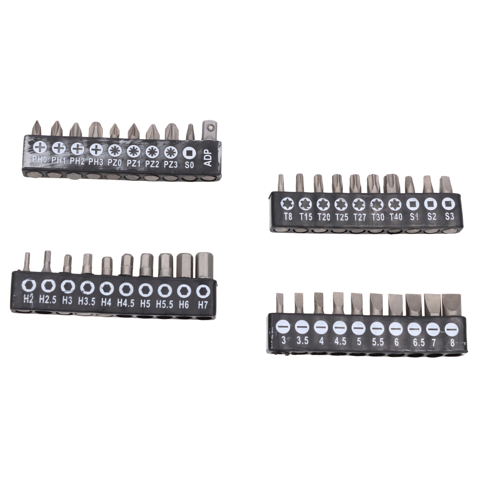 59 teiliges Schraubendreher Schraubenzieher und Bit Set für Torx® Schrauben Kreuzschlitz Schlitz