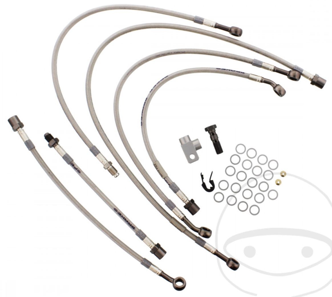 Stahlflex Bremsschlauch Kit für Yamaha FZ1 1000 NA RN16R