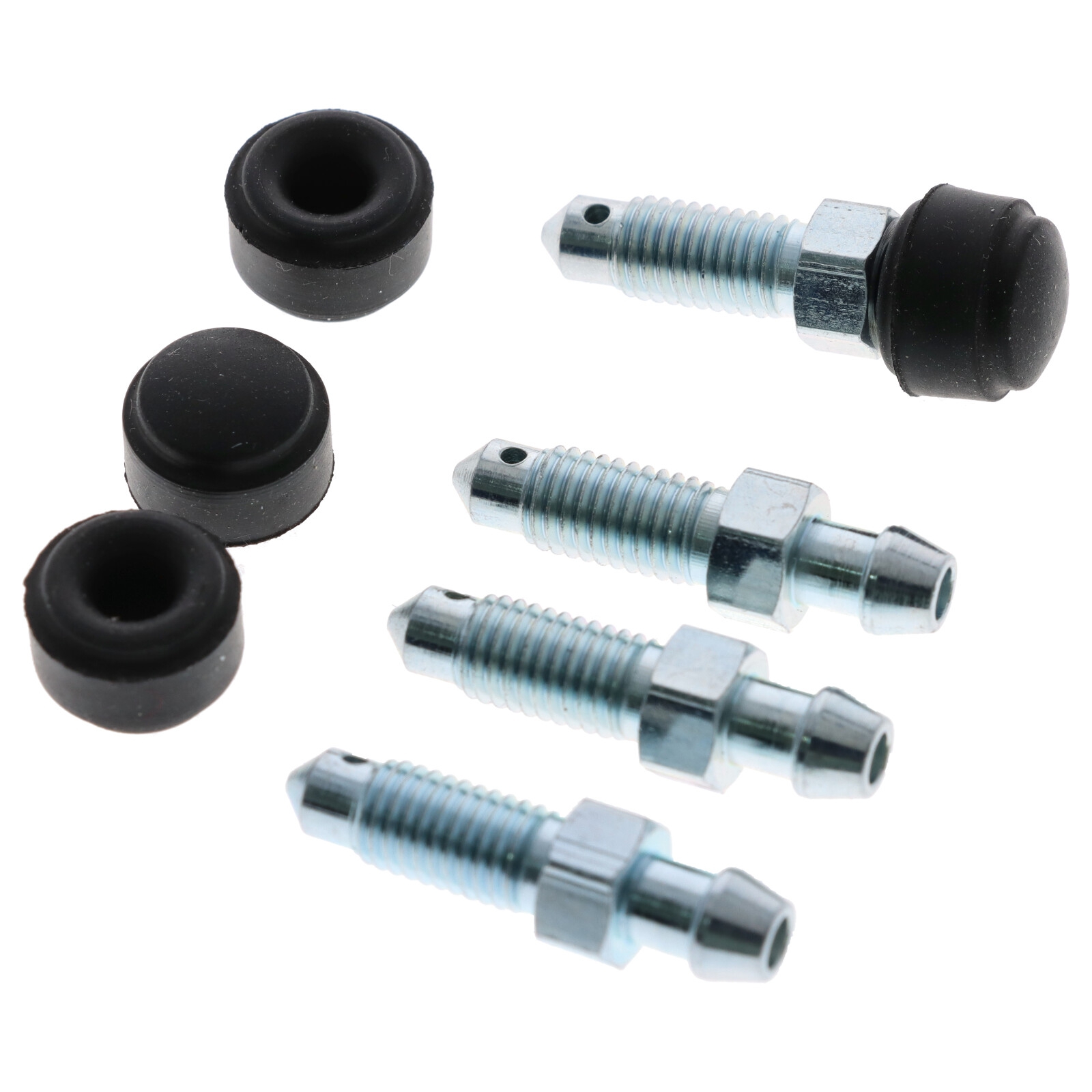 4x Quick Brake QB0088-10 Bremssattel Entlüfterschraube Entlüftungsventile M7x1x33 mit Kappen