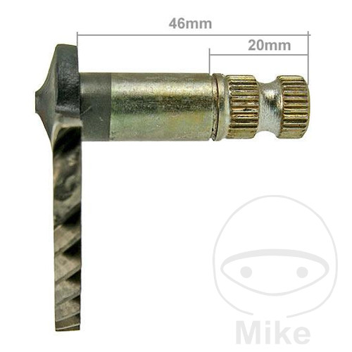 KICKSTARTERWELLE HT50A-1109  Halbmond 46mm / 20mm
