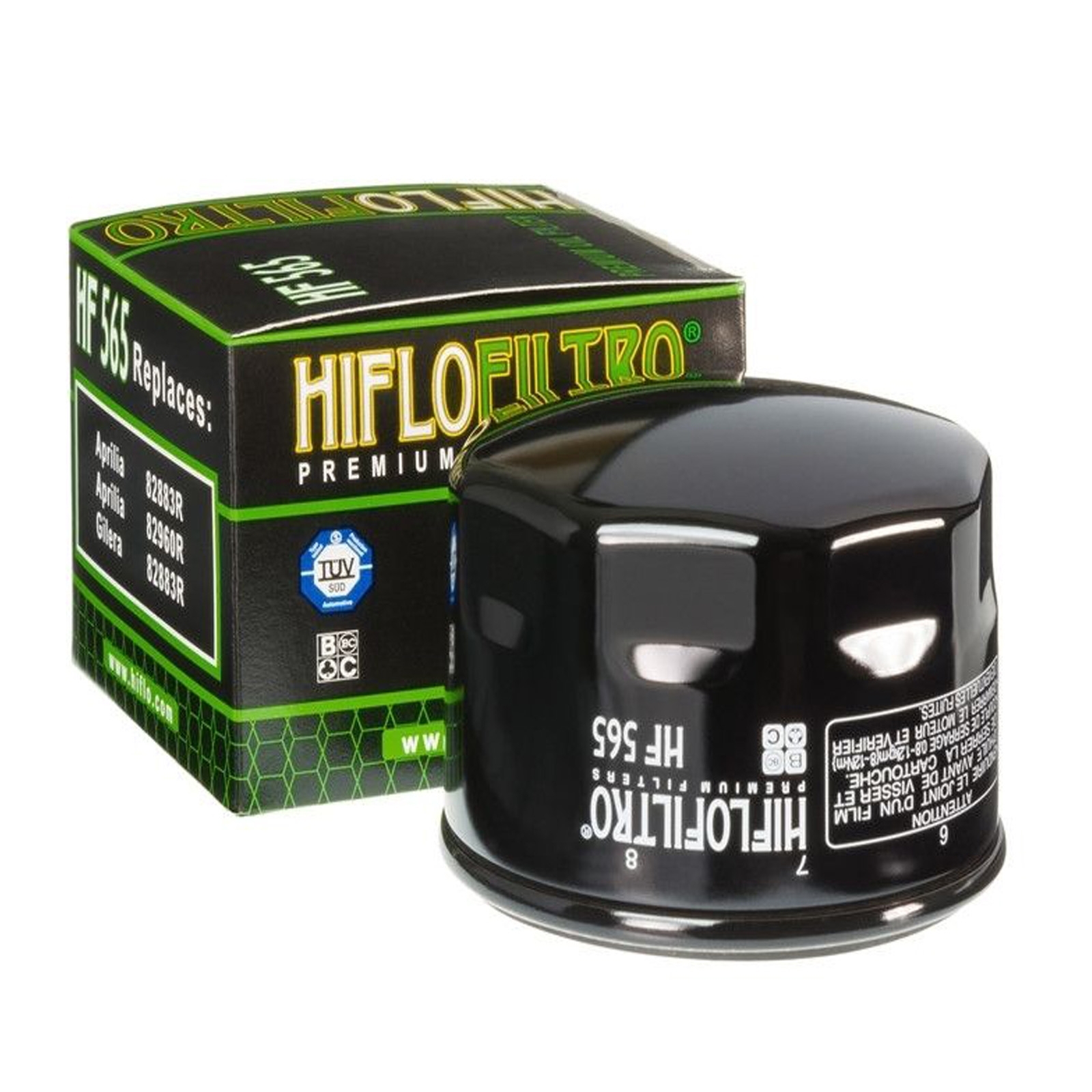 HIFLO HF565 Ölfilter für Aprilia Dorsoduro Mana Shiver SRV Cagiva Elefant Gilera Fuoco Moto Guzzi Piaggio
