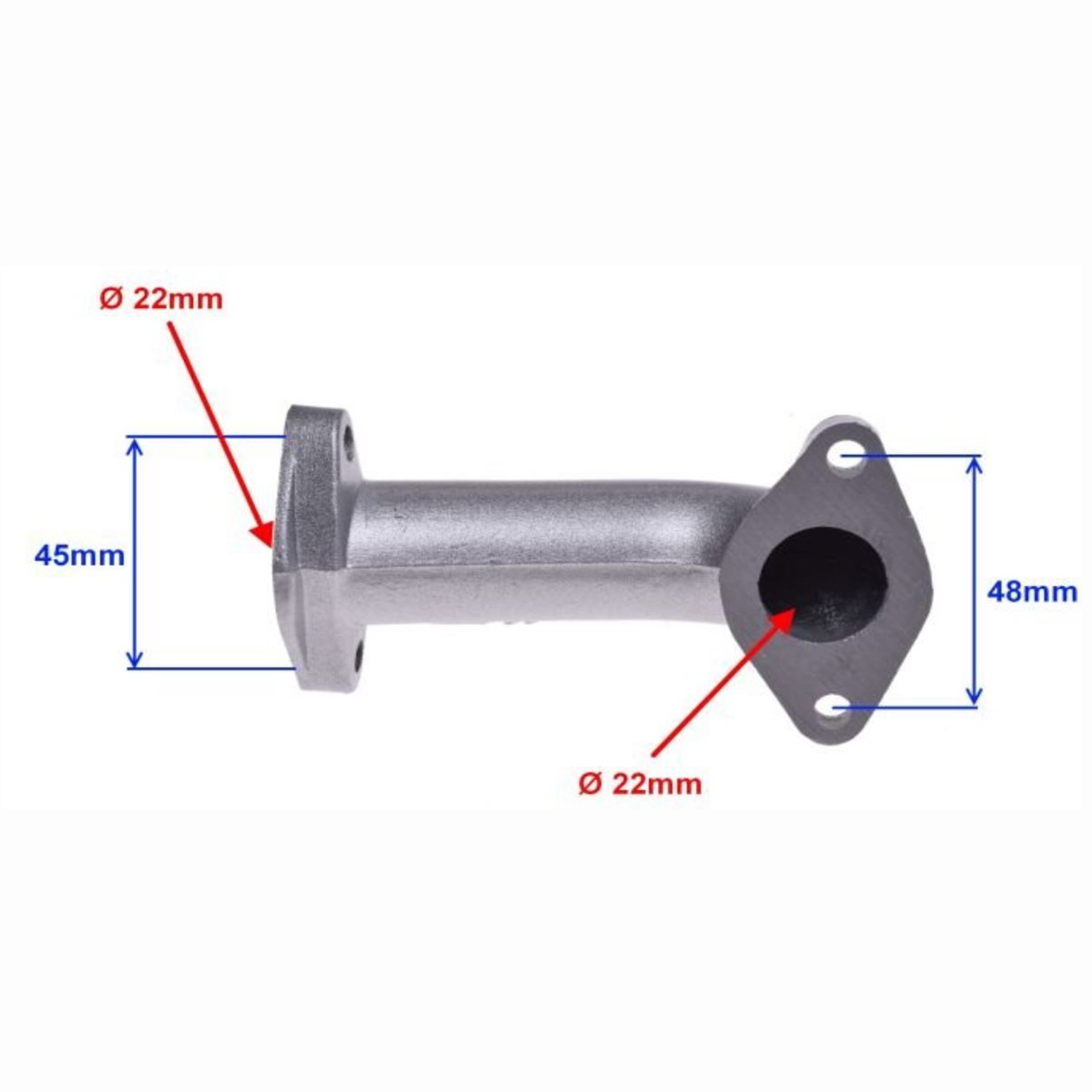 Vergaser Ansaugstutzen für 4T 110ccm für Master Kinroad King Intake Carburetor