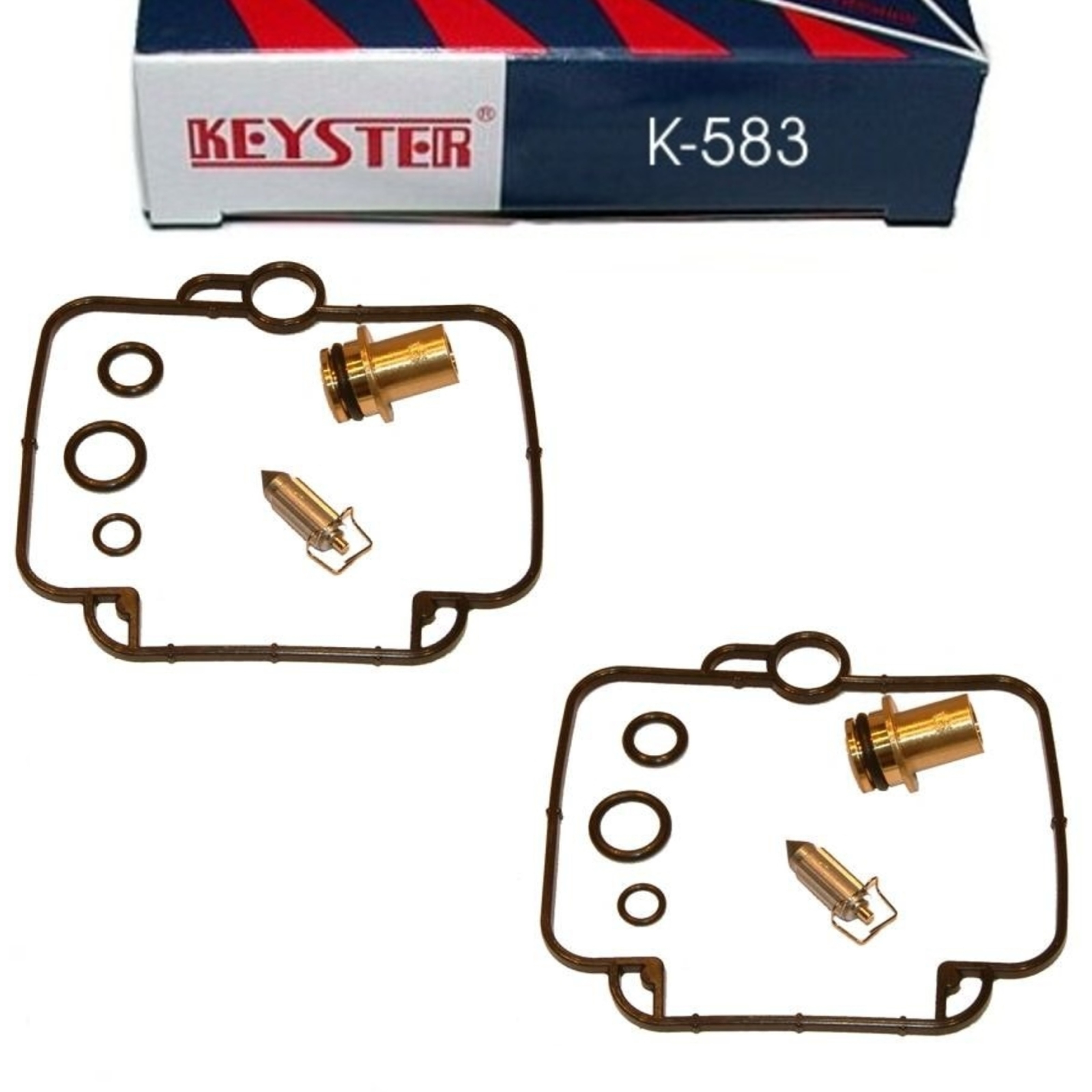 2x Keyster K-583 Vergaser Reparatursatz für Suzuki GS500 E 1989 - 2000 GM51B