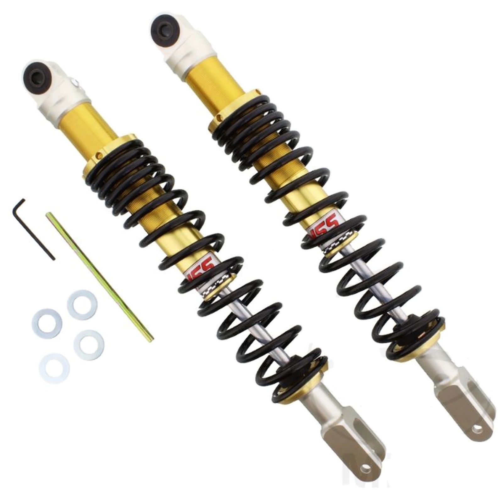 YSS TE302-435T-01AL-38 Stoßdämpfer Federbeine hinten für Yamaha XQ125 Maxster MBK XQ125 Thunder 2001-2003