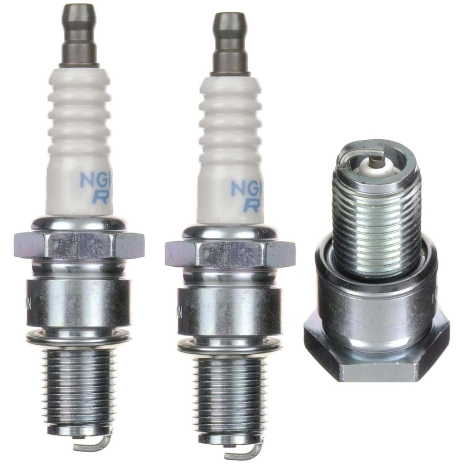 2x NGK Zündkerze BR9ES 3988 für Aprilia Beta Derbi Gilera Honda Kawasaki KTM Piaggio