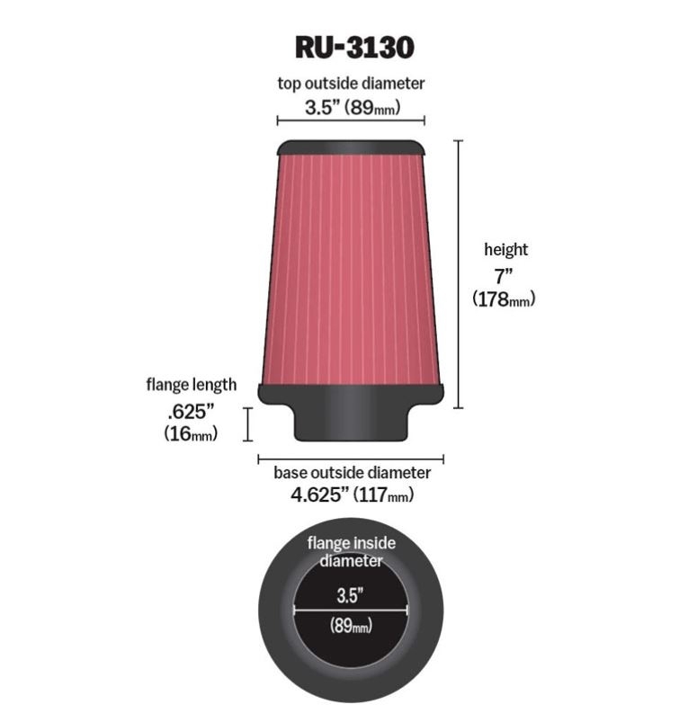 K&N Sportluftfilter RU-3130