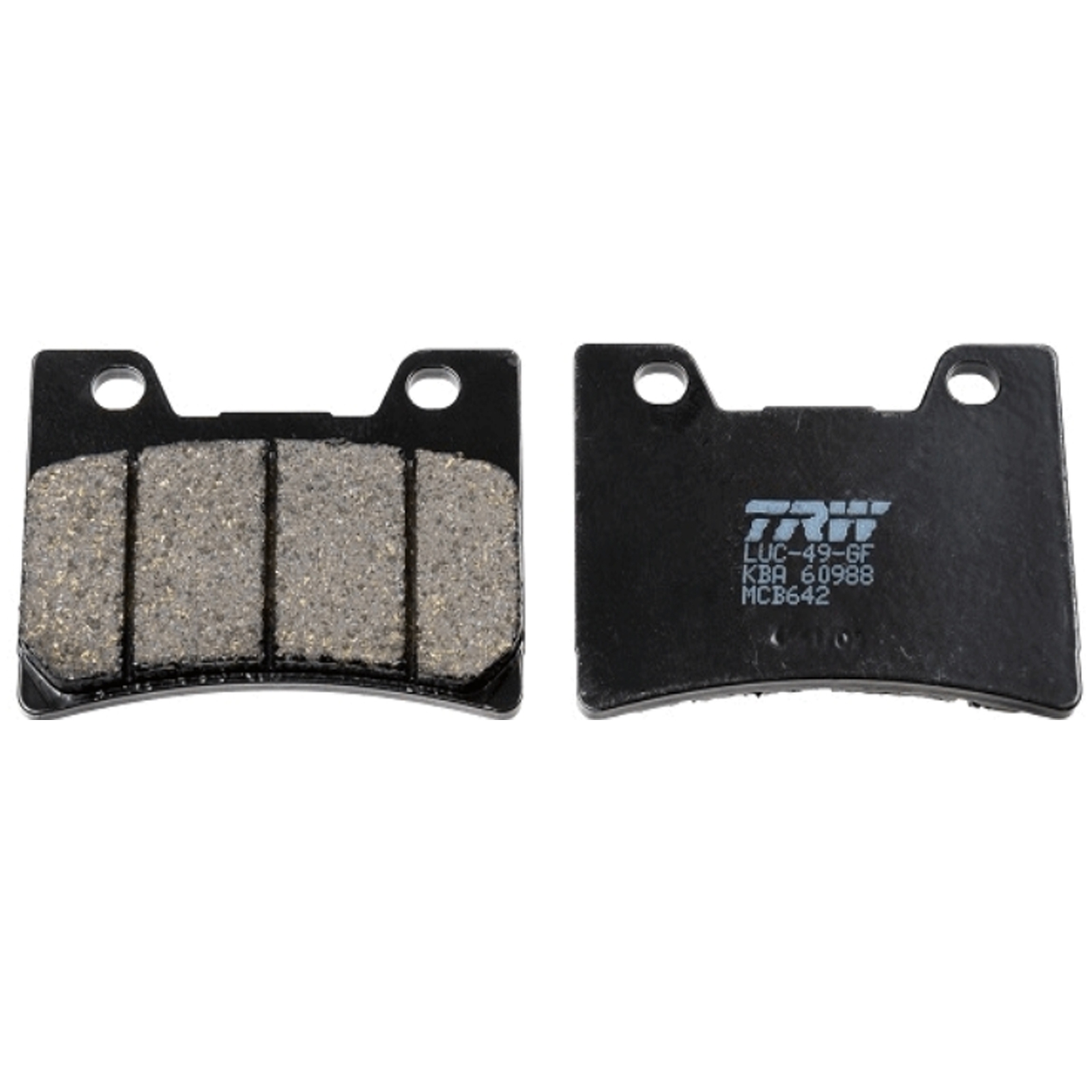 TRW Bremsbelagsatz komplett für Yamaha FZR 1000 Genesis Exup 3LE 1991-1993 vorne+hinten