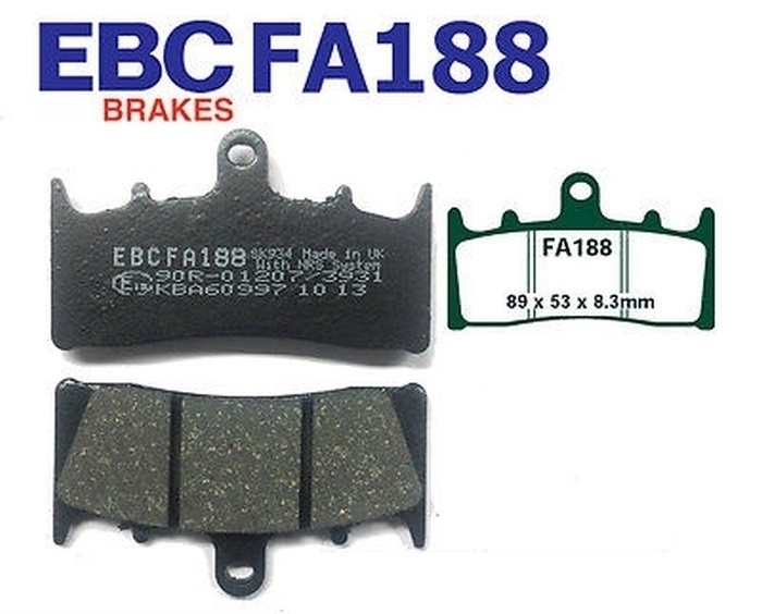 EBC Bremsbeläge FA188 für Suzuki GSX-R TL GSX GSF TL VZ