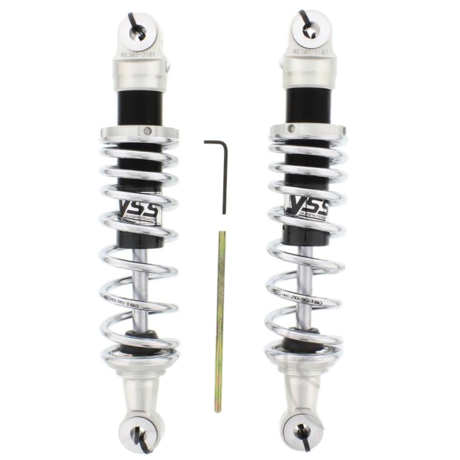 YSS RE302-310T-27S-81 Stoßdämpfer Federbein Stereo hinten für Chopper Satz