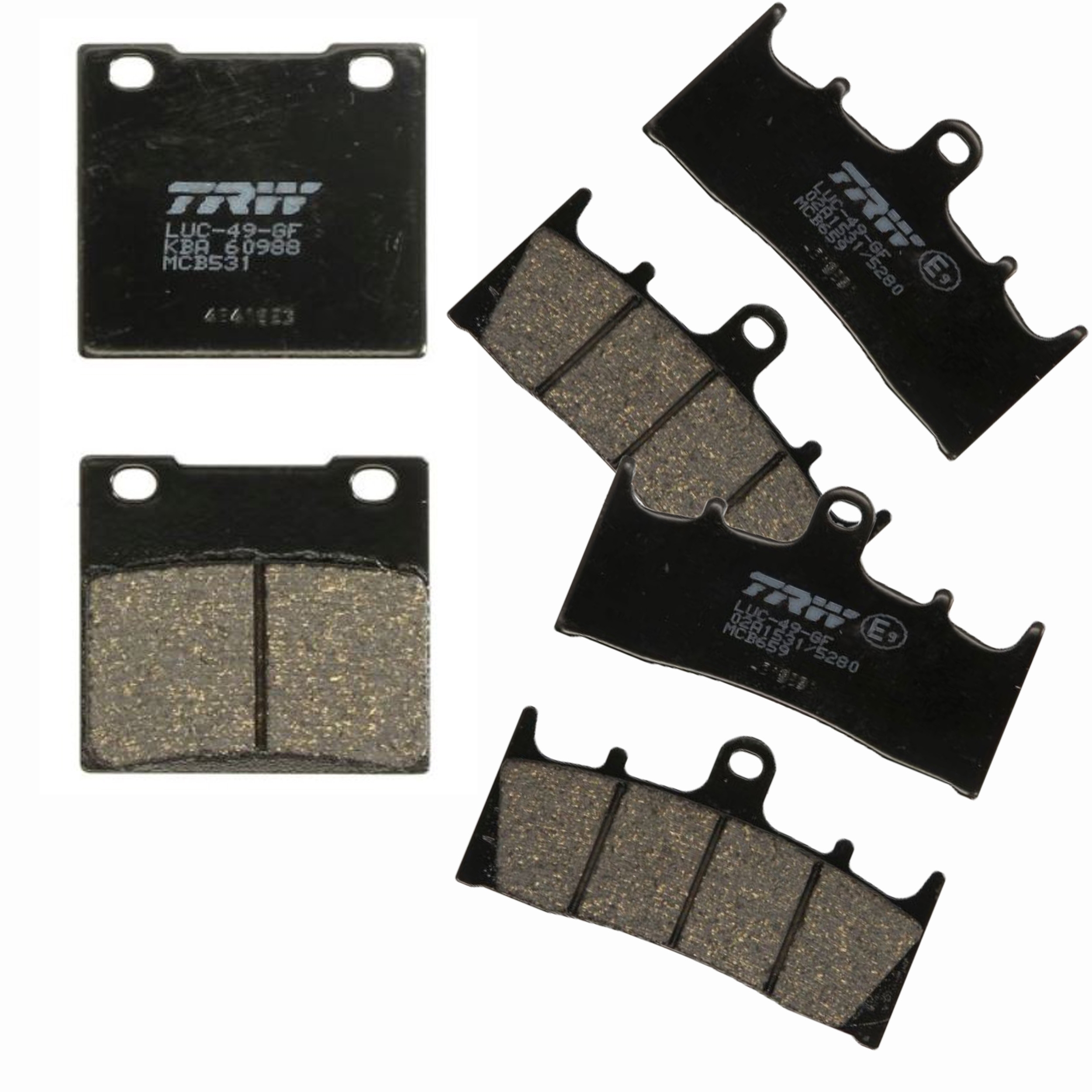 TRW Bremsbeläge Satz komplett für Suzuki GSF 1200 Bandit 2001-2005 GSX1300 GSX-R TL