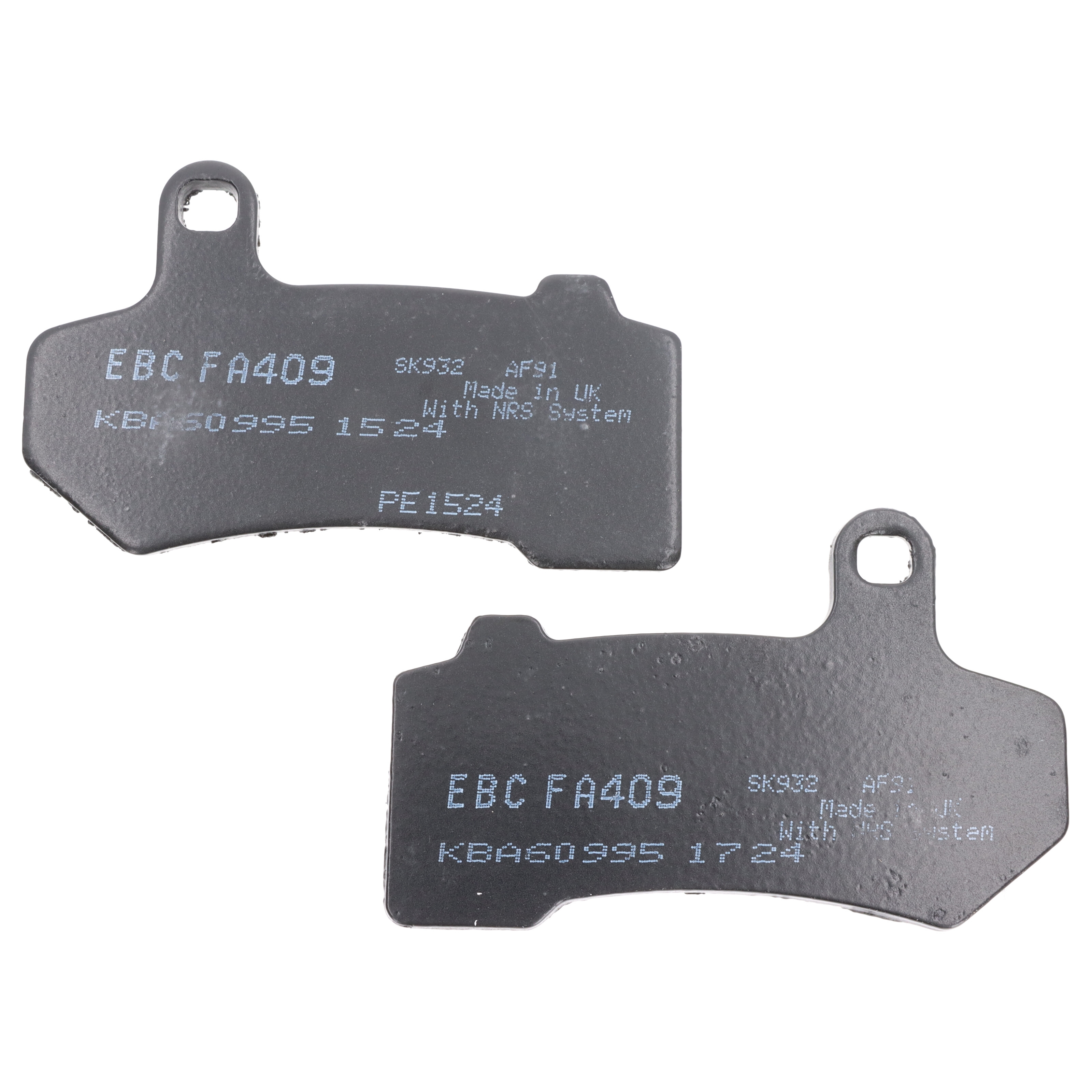 EBC Bremsbelag für Motorräder FA409 Organisch