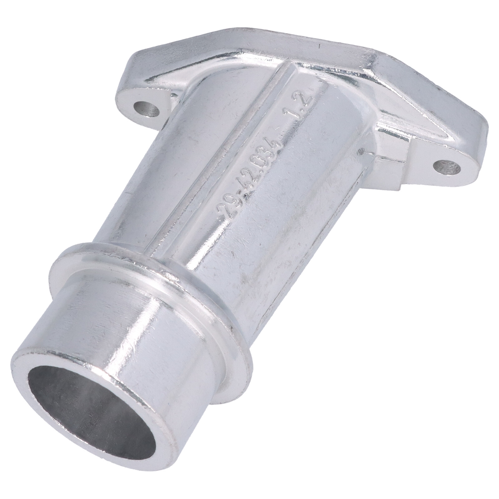 Ansaugstutzen poliert für Bing Vergaser 84 MZ ETZ 250 251 301