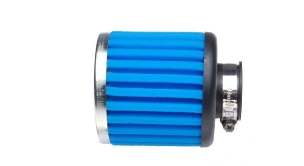 Tuning Sportluftfilter Luftfilter lang blau 32 mm Sport Universal Air filter