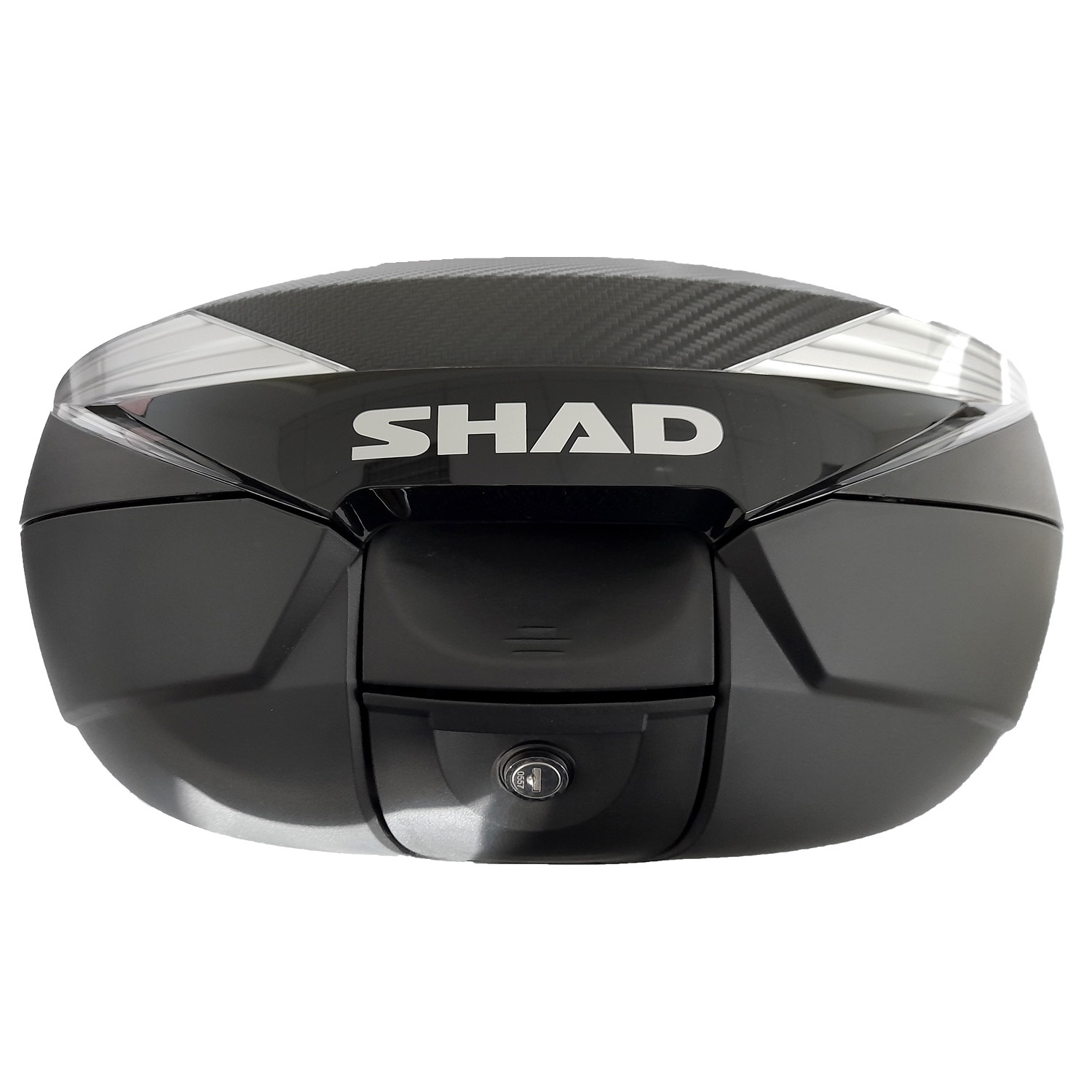 SHAD SH39 Motorrad Topcase carbon 39 Liter D0B39106 mit Trägerplatte