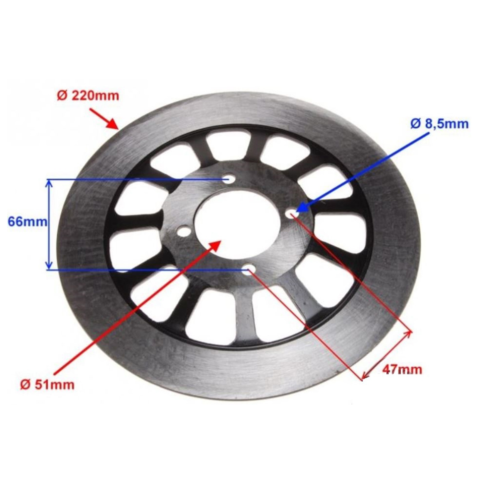 Bremsscheibe vorne für Suzuki GN TU ZR 125ccm GN125 TU125 ZR50 NF41A AZ1211